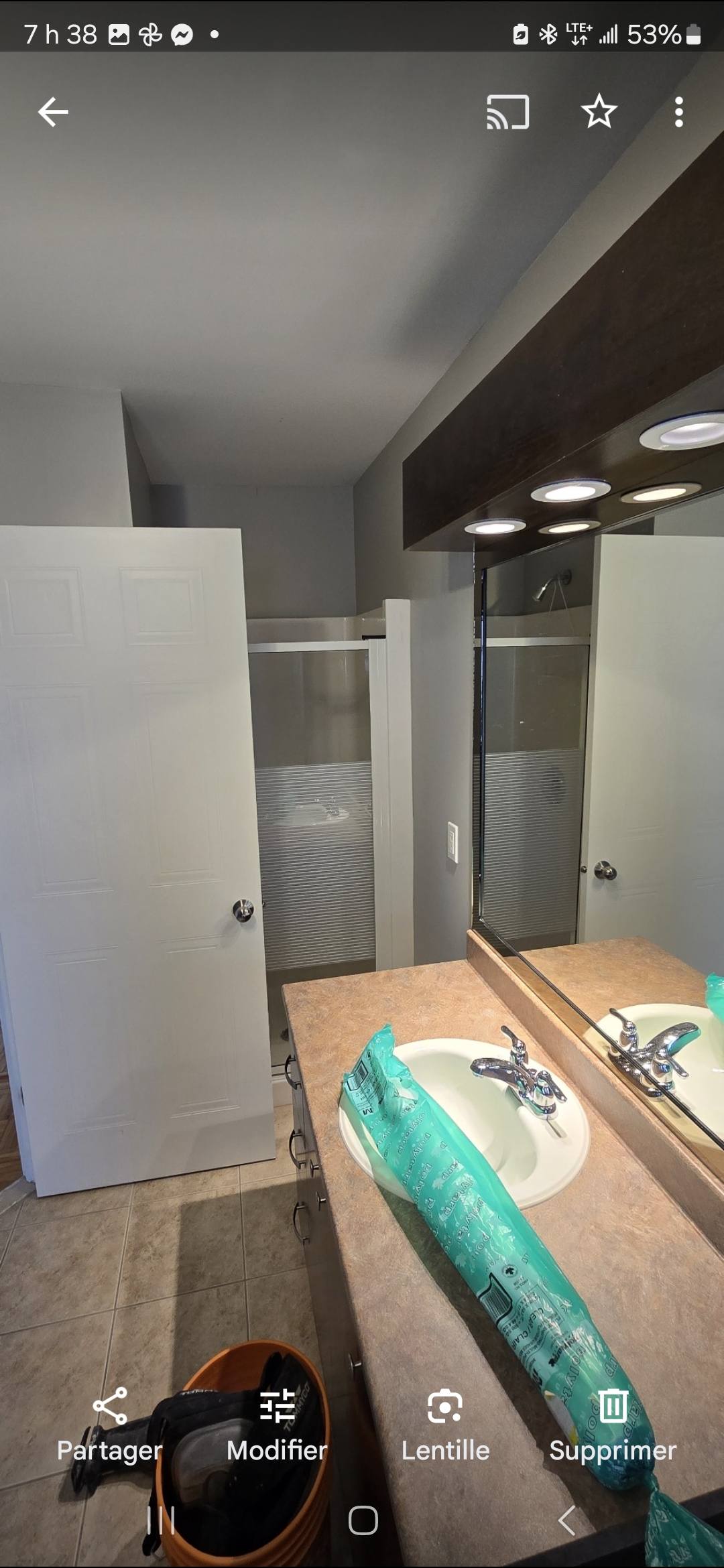 Salle de bain avant rénovation