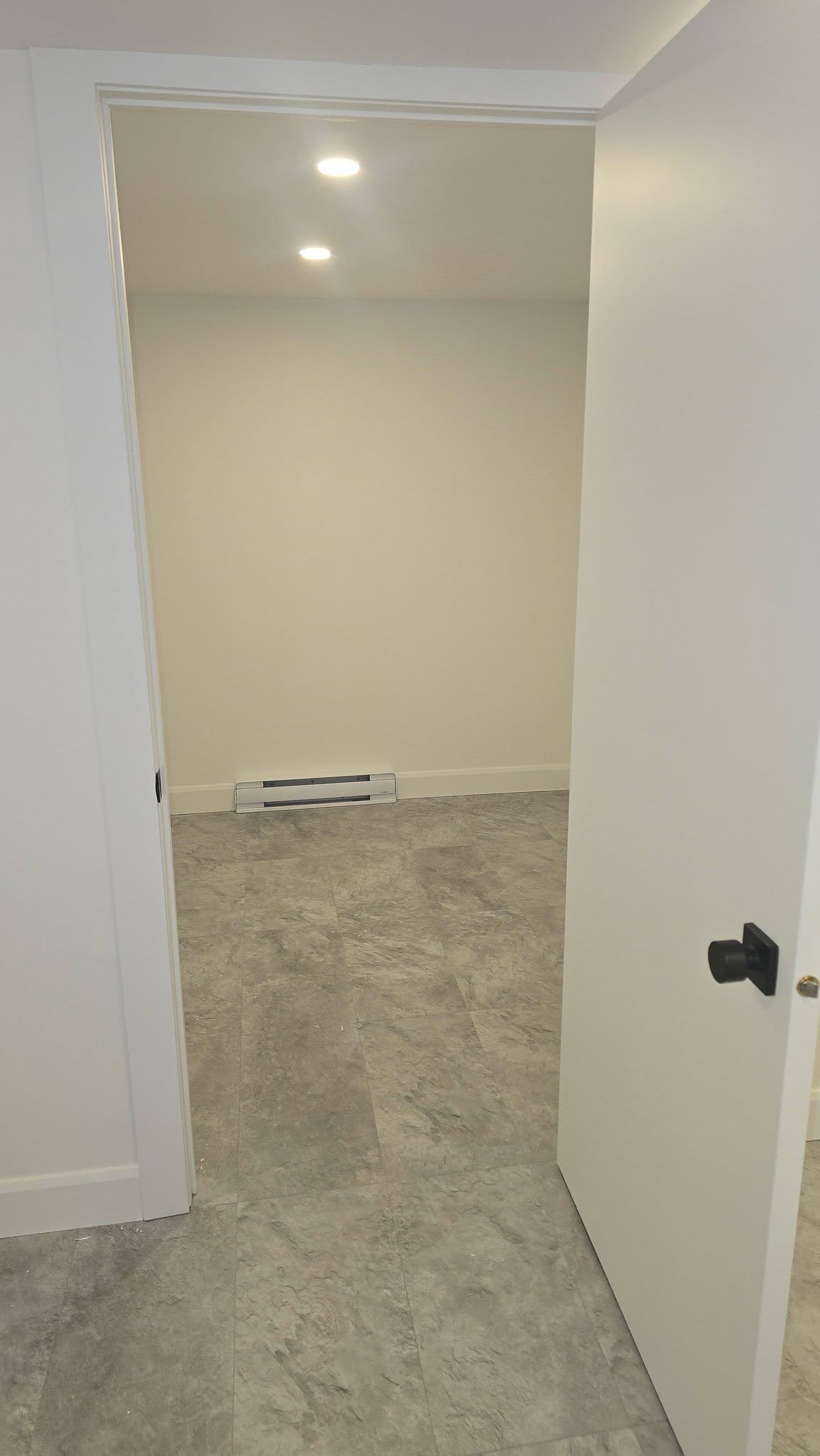 Pièce finie au sous-sol